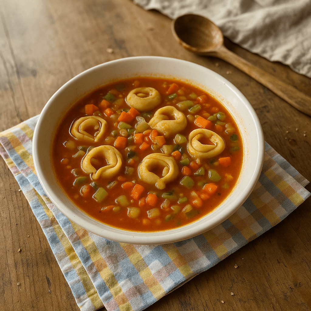 Nem tortellini suppe