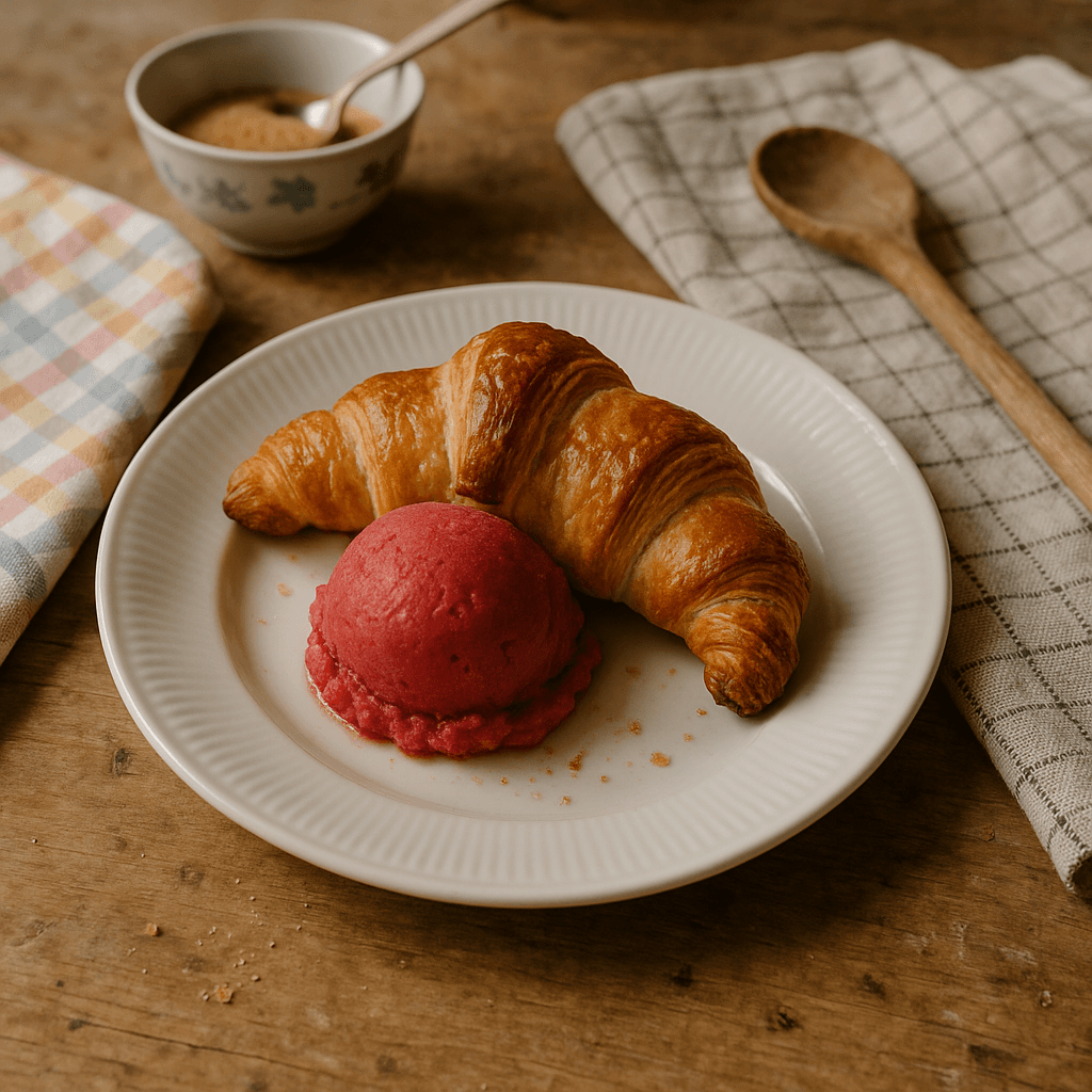 Kylling-is Croissant