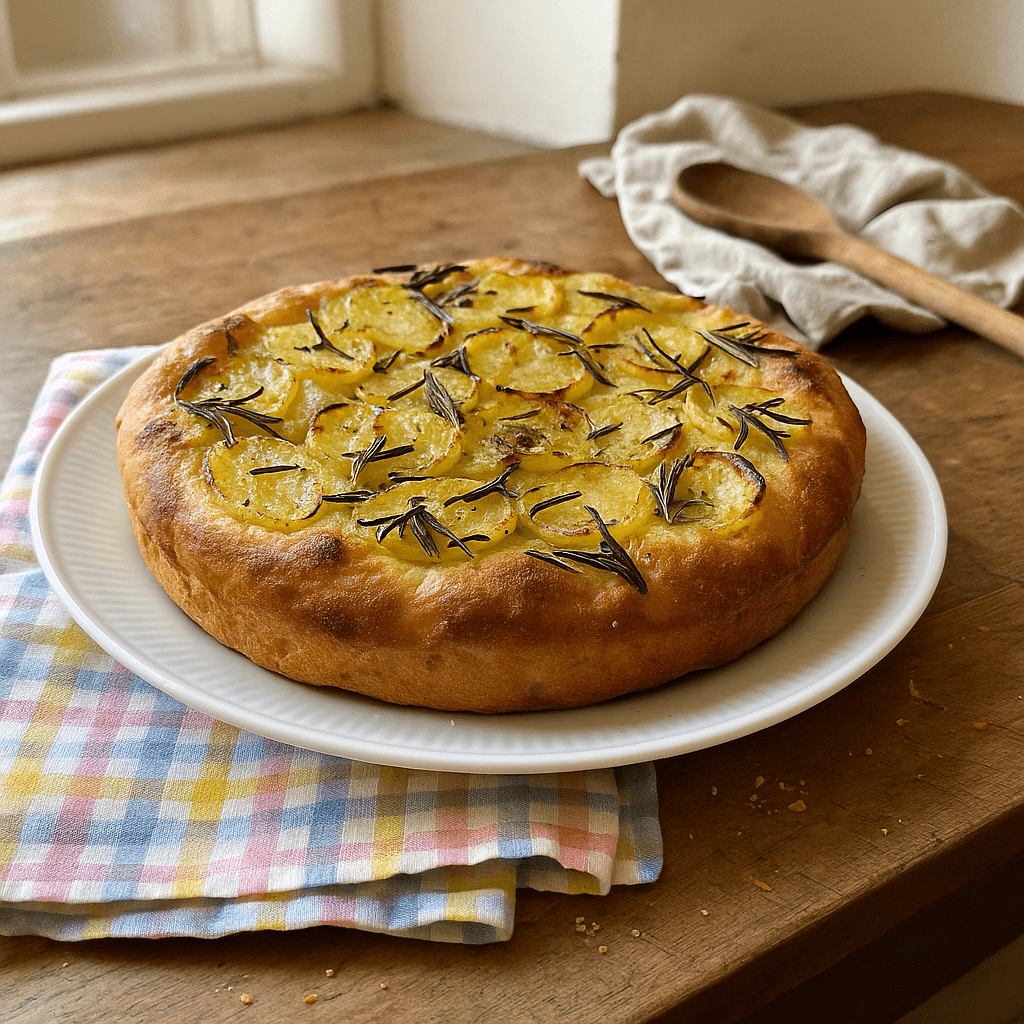 Kartoffel-focaccia med rosmarin