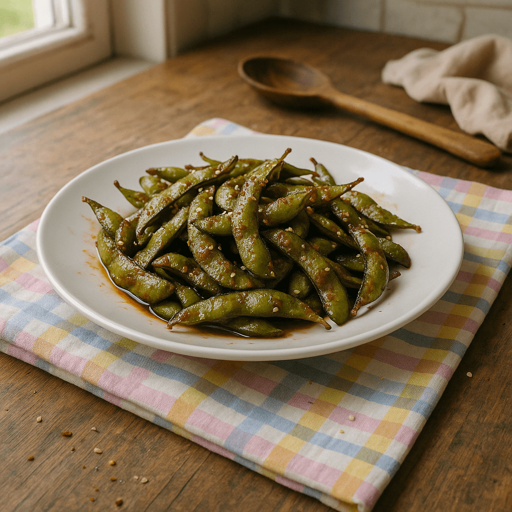 Spicy Edamame Bites