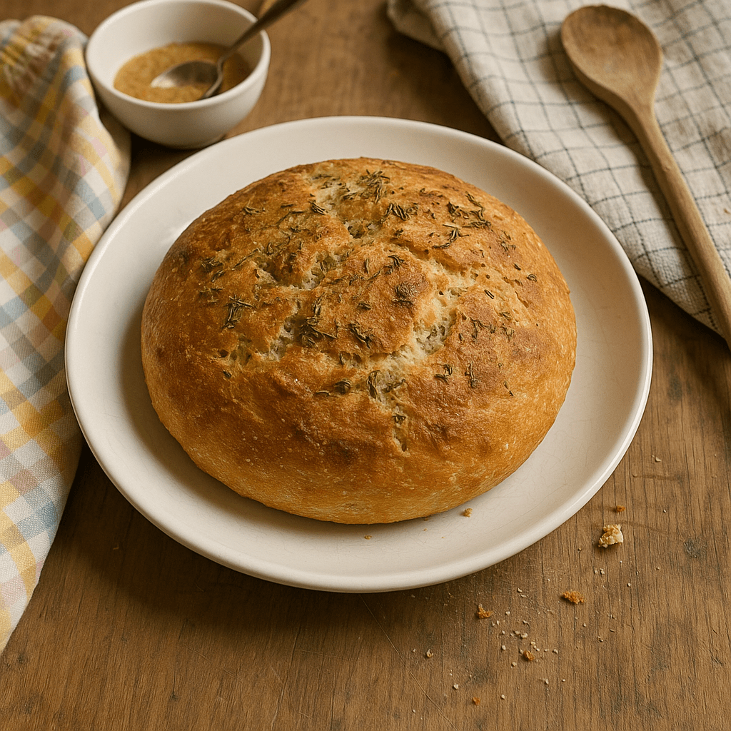 Knæprøtet Timianbrød