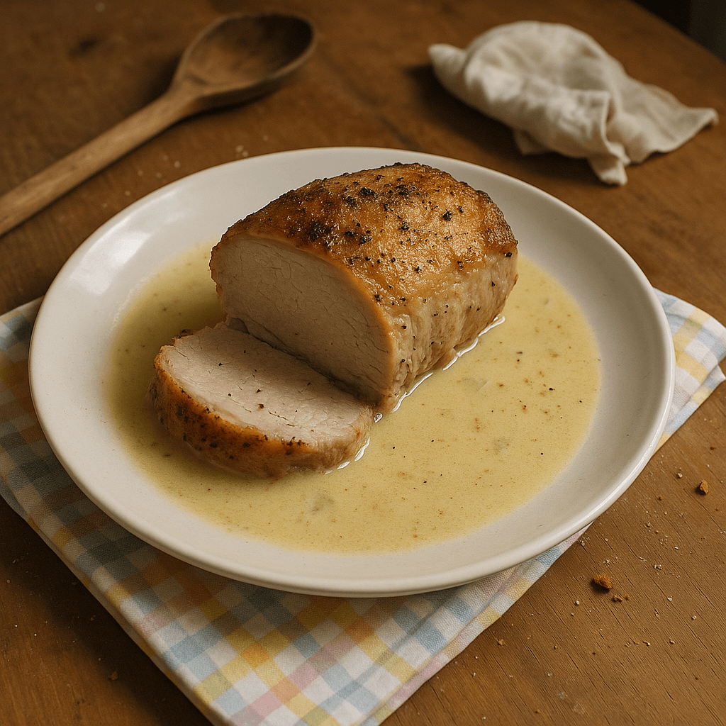 Svinekødsfilet i Mælk