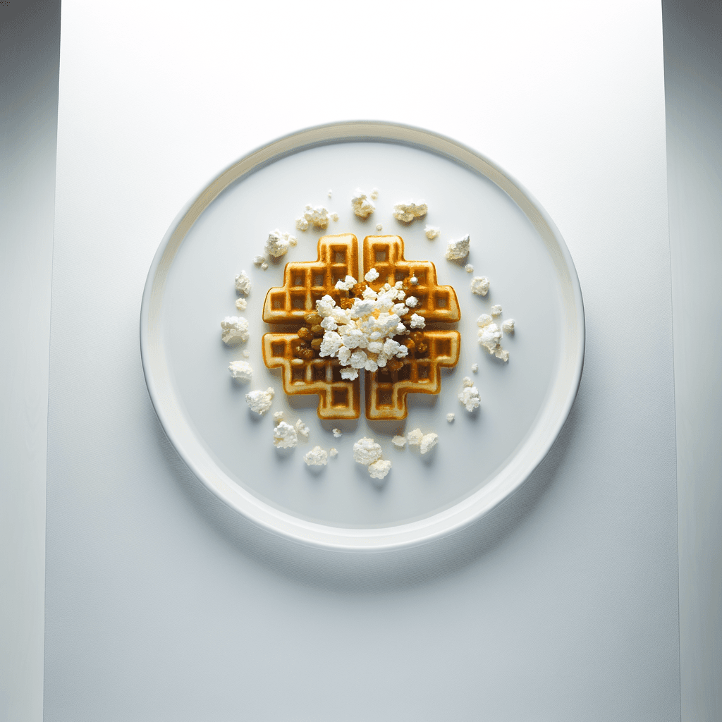 Vafler med Hytteost - Opskrift på morgenmad, snacks