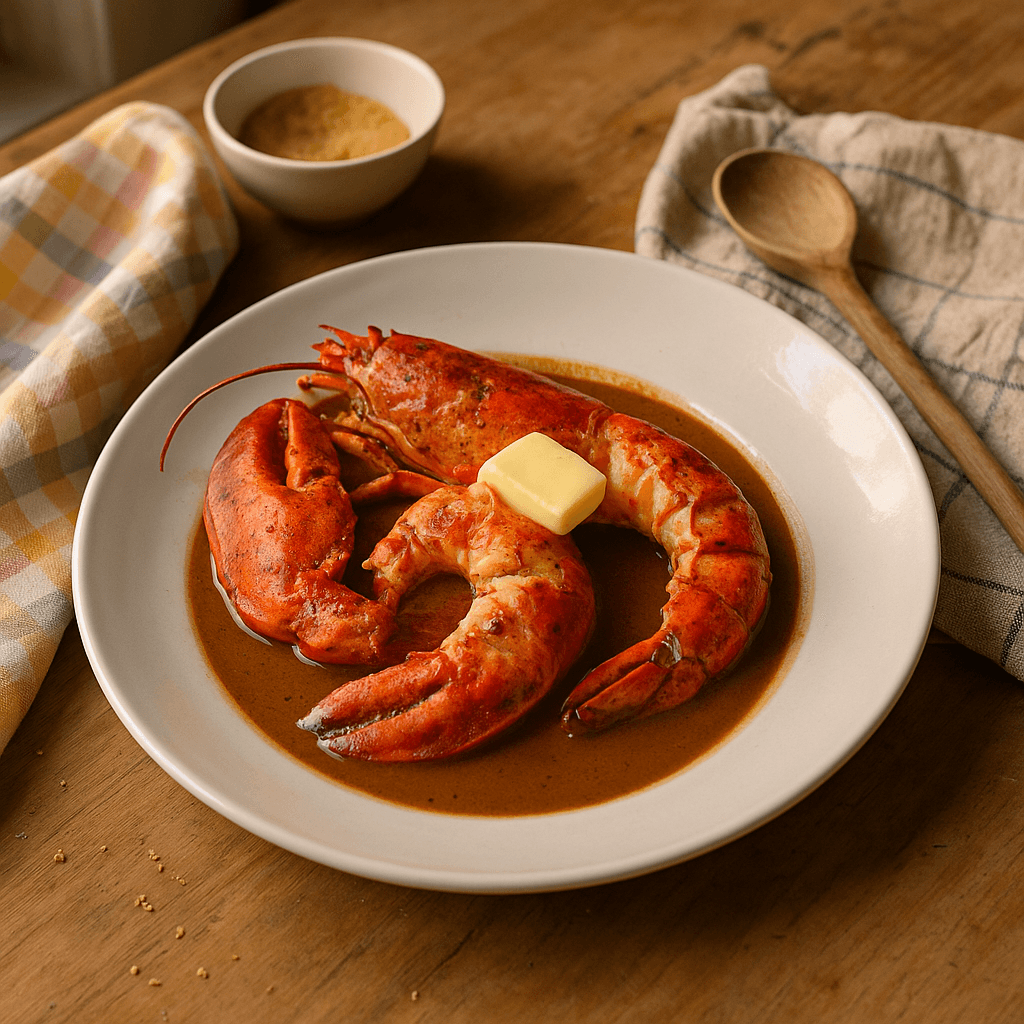 Hummer kakaosmelt - Opskrift på forret, hovedret, festmad