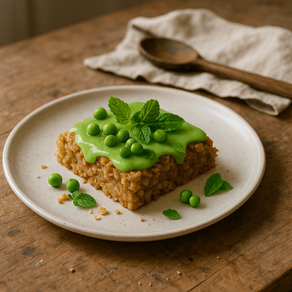 Havresnitte med Grønt Dryp - Opskrift på bagværk,sunde opskrifter