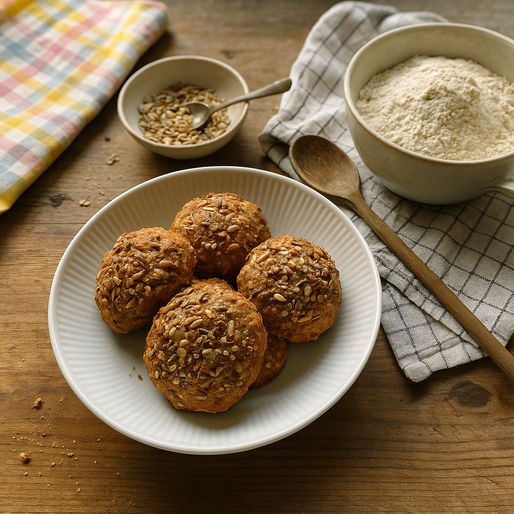 Nemme kernestykker med ske