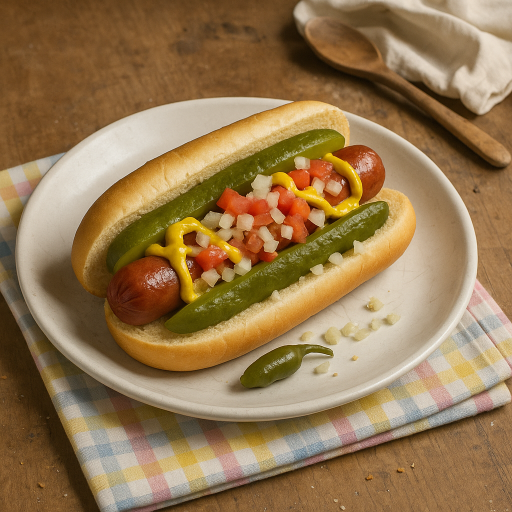 Dansk Chicago-Style Hotdog