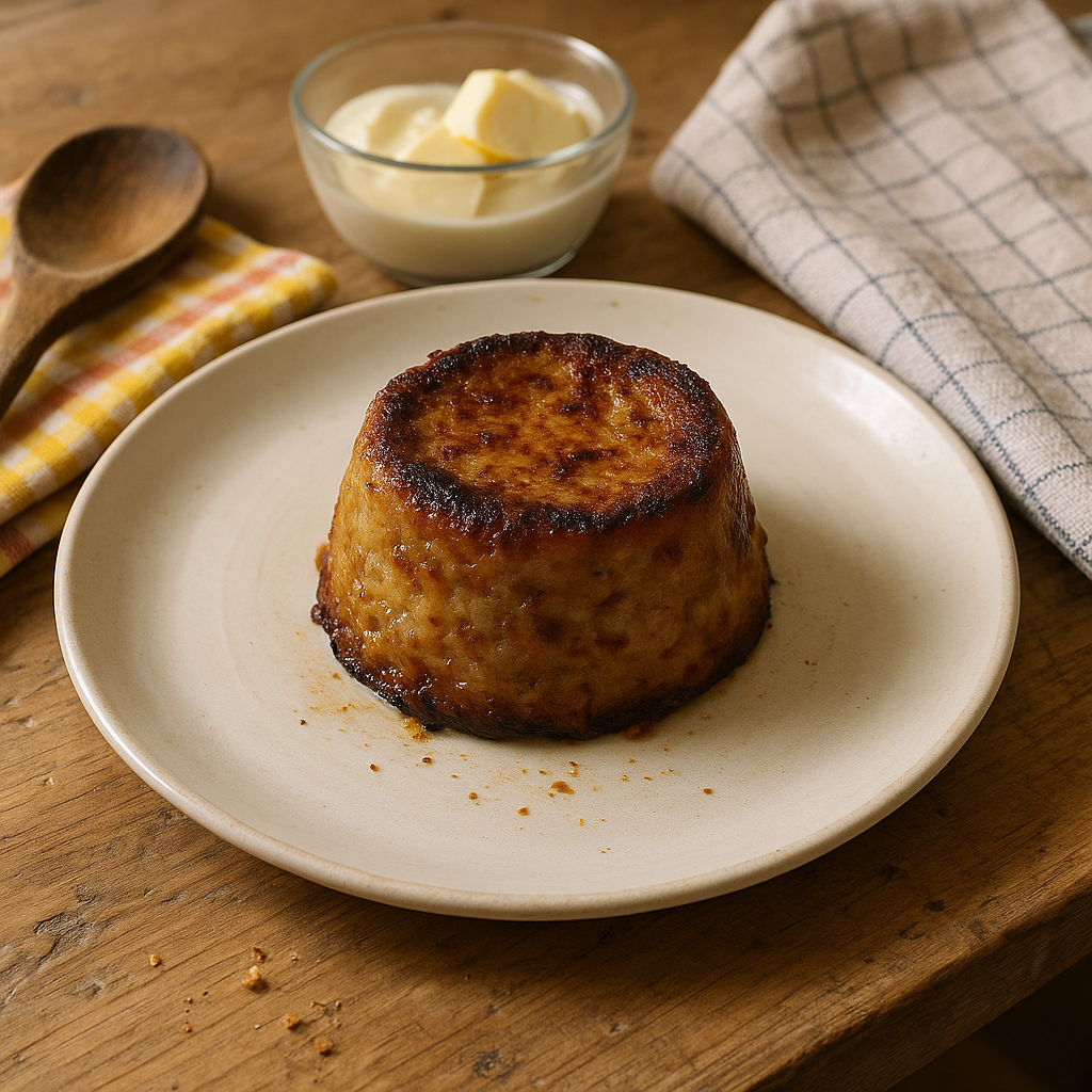 Løg-fondant timbale