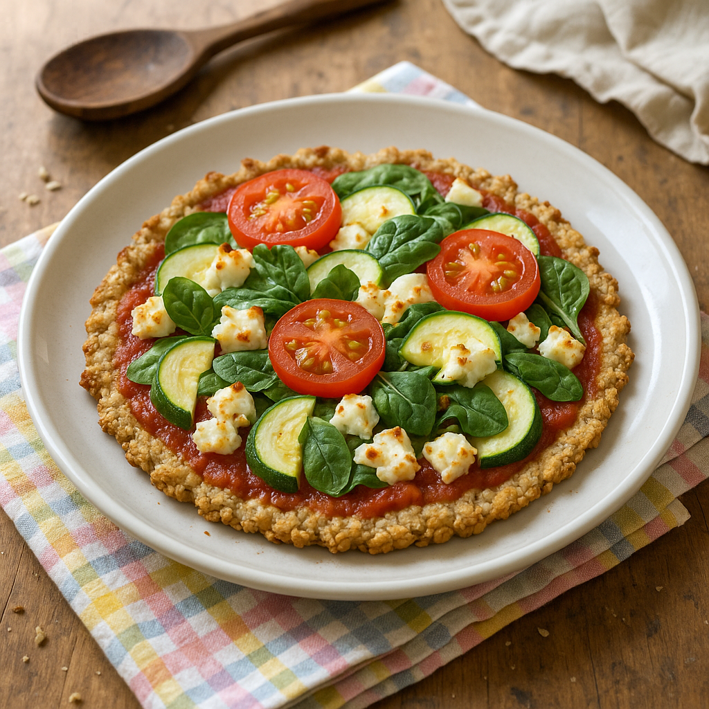 Havregrynspizza med feta