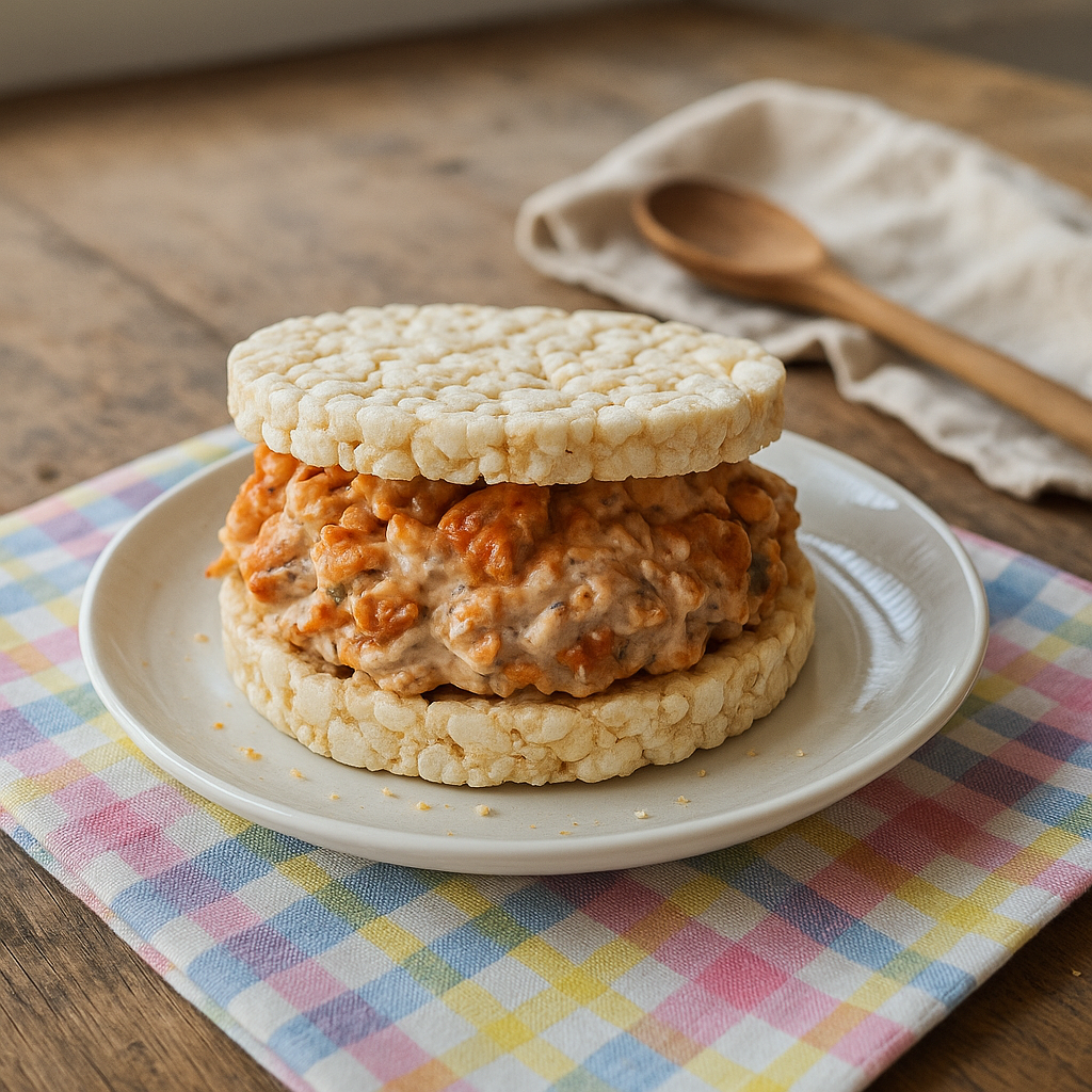 Riskiks-sandwich med makrel