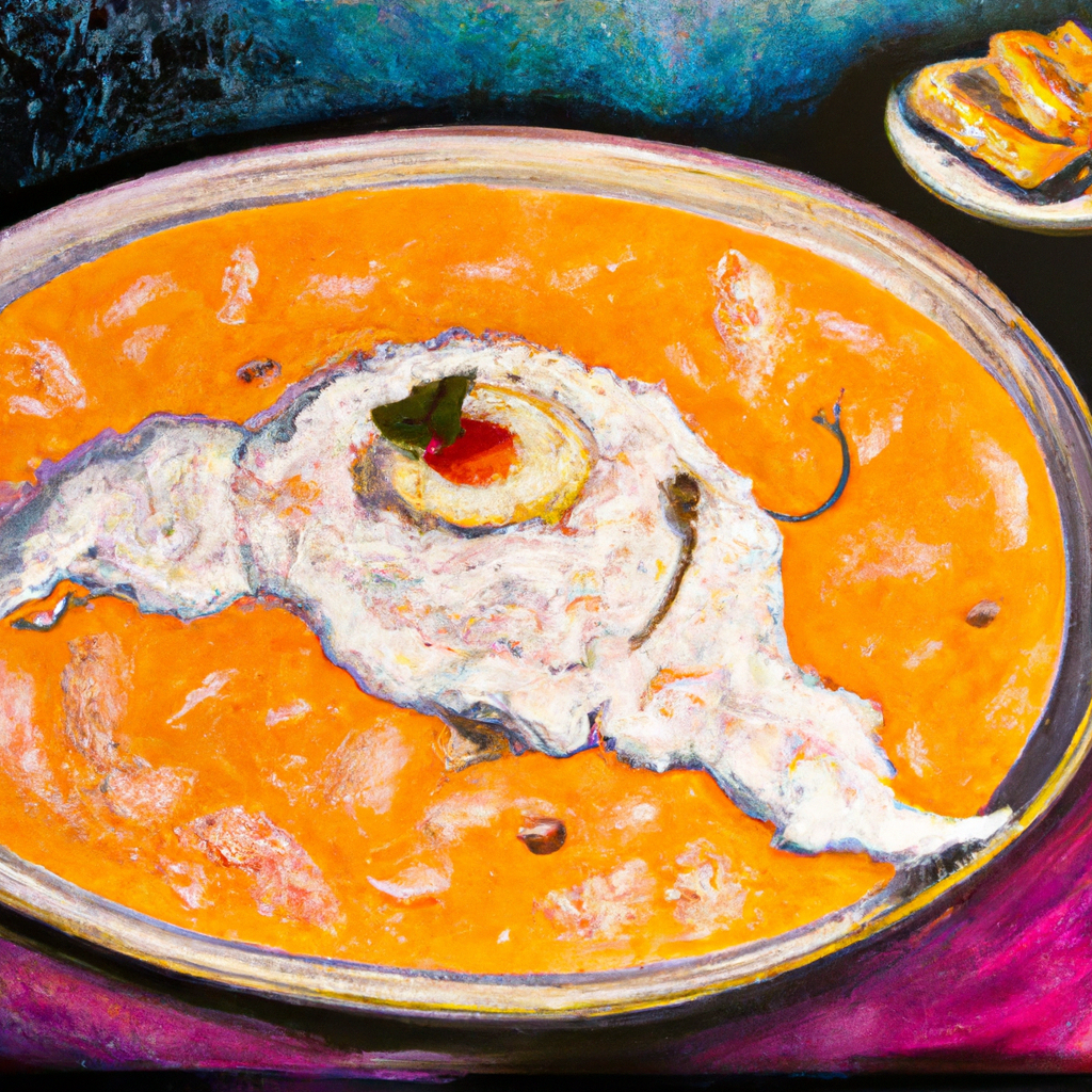 Vaniljetung løgsuppe