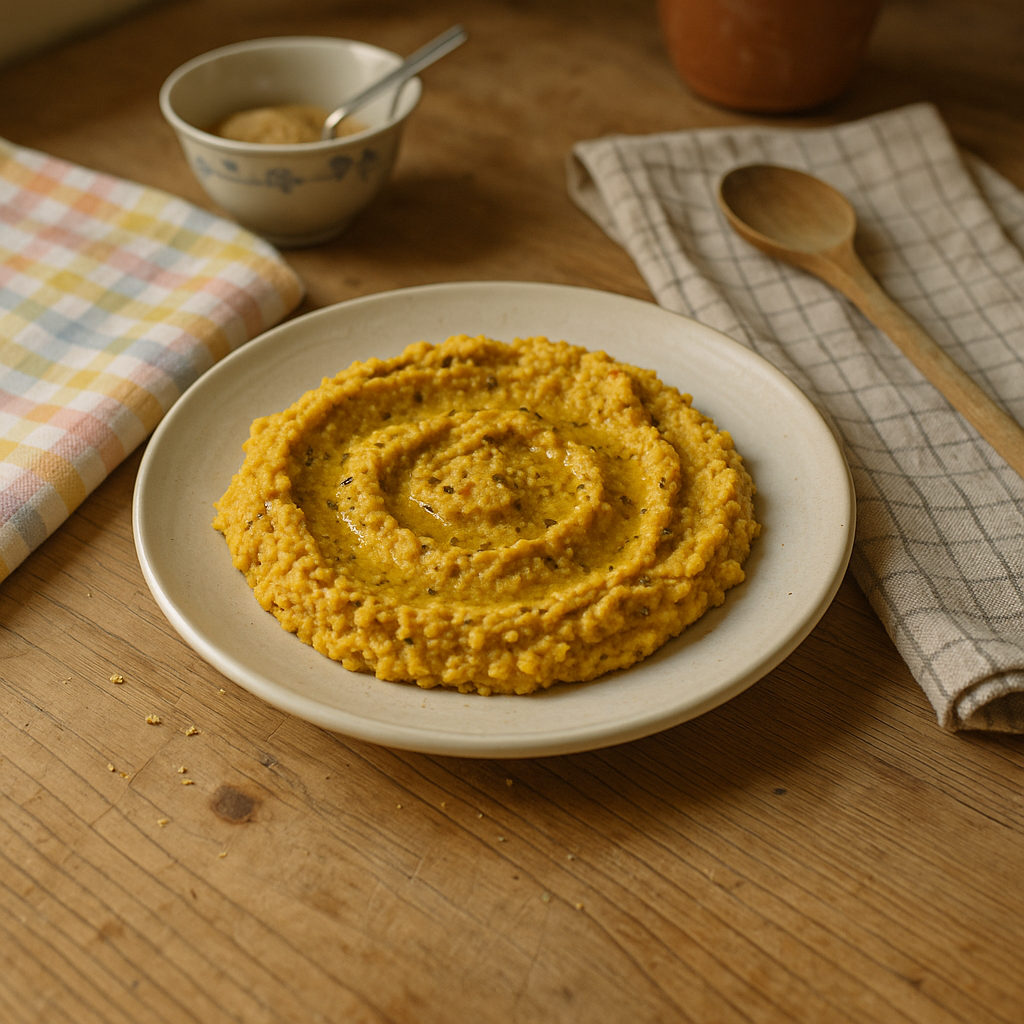 Tørret raps & kikærtepuré