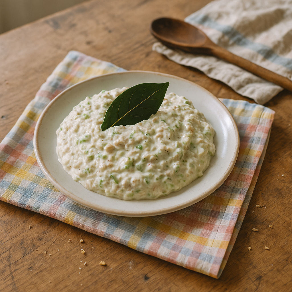 Laurbær-tzatziki med tun