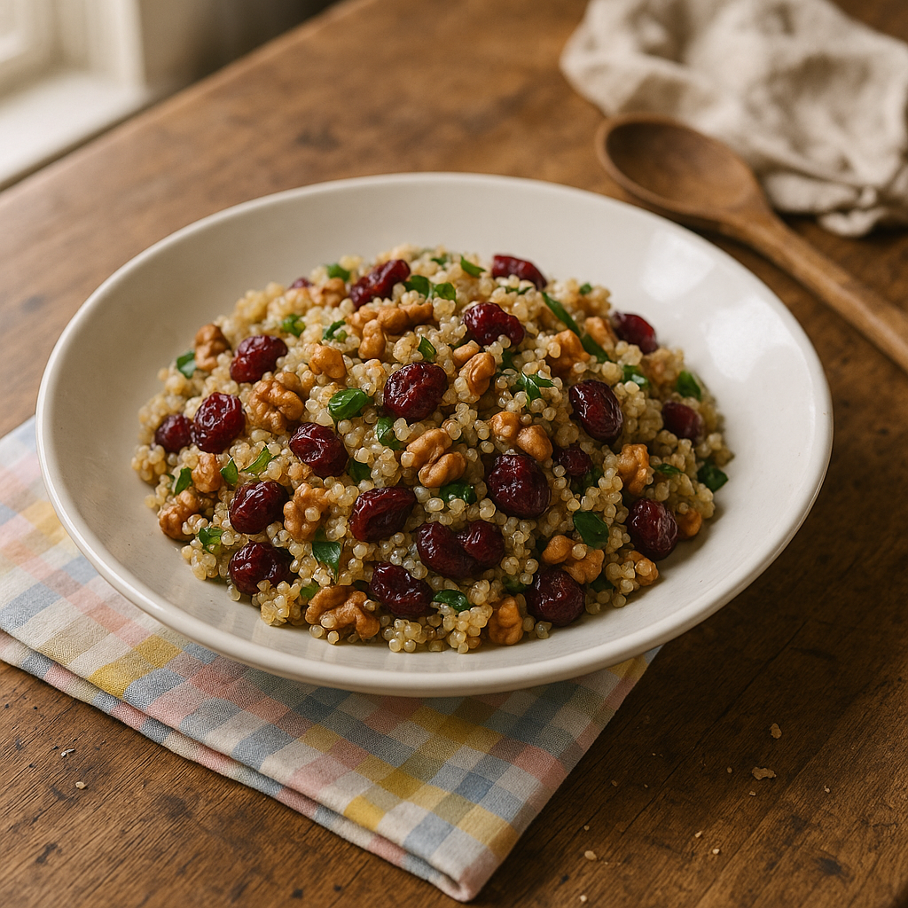 Quinoa-brud med birkesaft