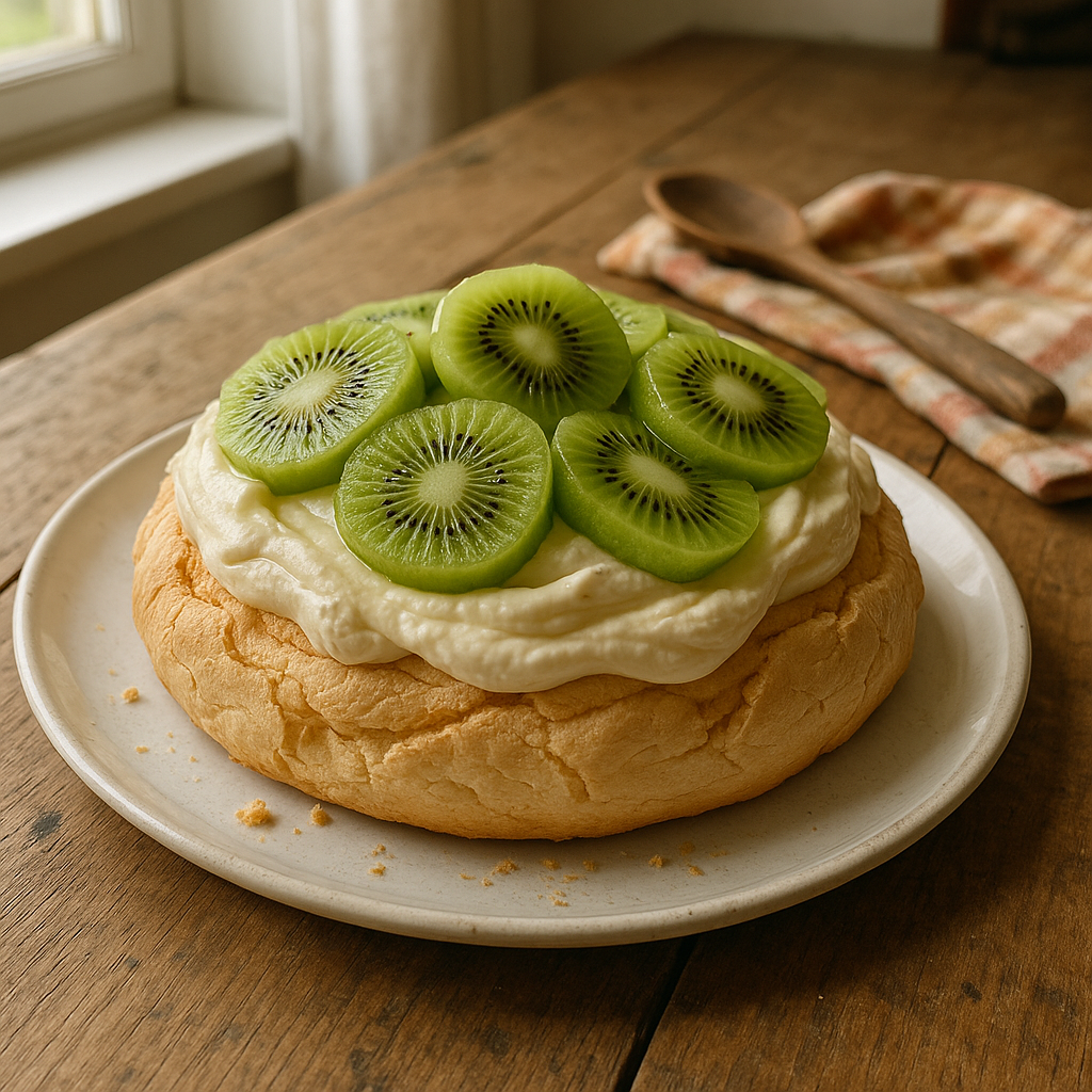 Bitterfrisk kiwi-marengs