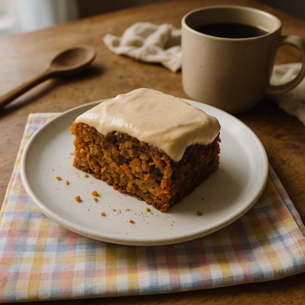 Grønkålskage med kaffe