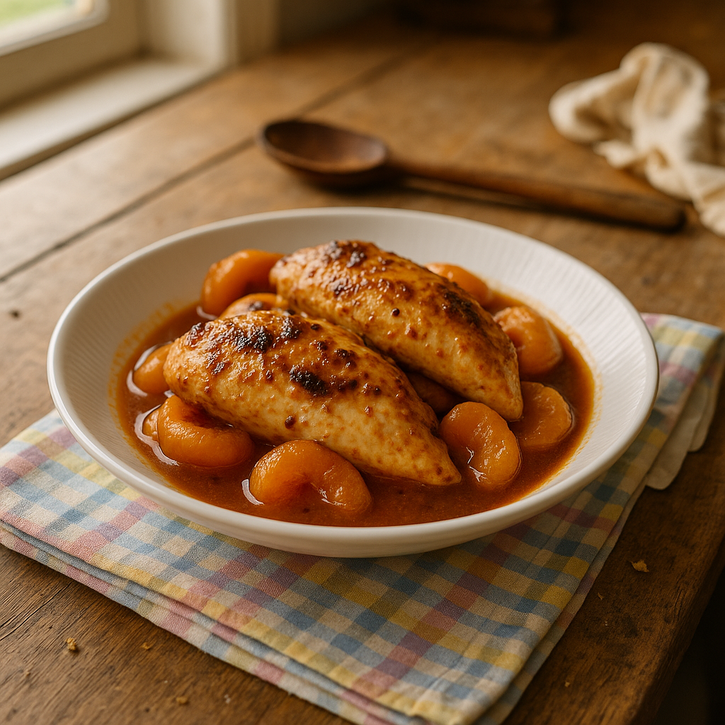 Chipotle-kylling med abrikos