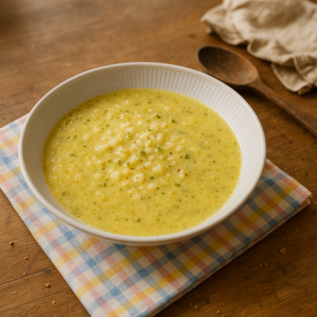 Citron-ingefær suppe