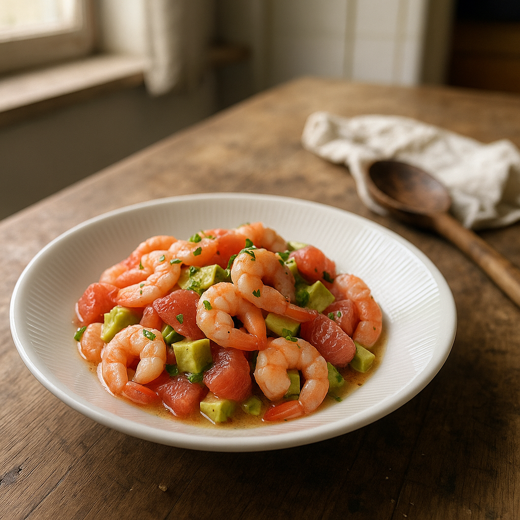 Grape-marineret rejecocktail