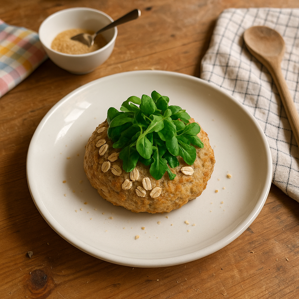 Havregrynsboller med grønt