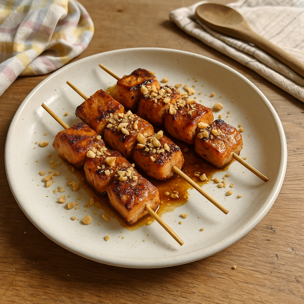 Mini laksesatay med jordnød