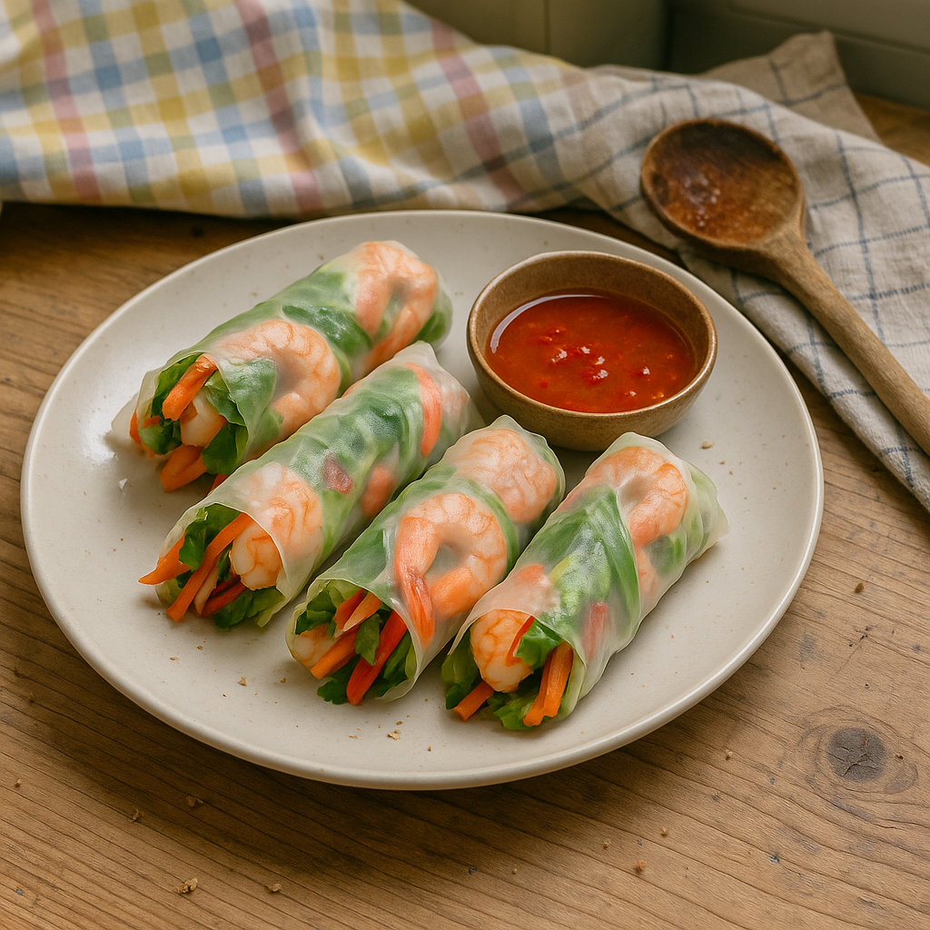 Thaikrydret rispapirsrulle