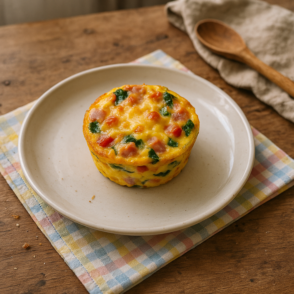 Mini omelet-cupcakes