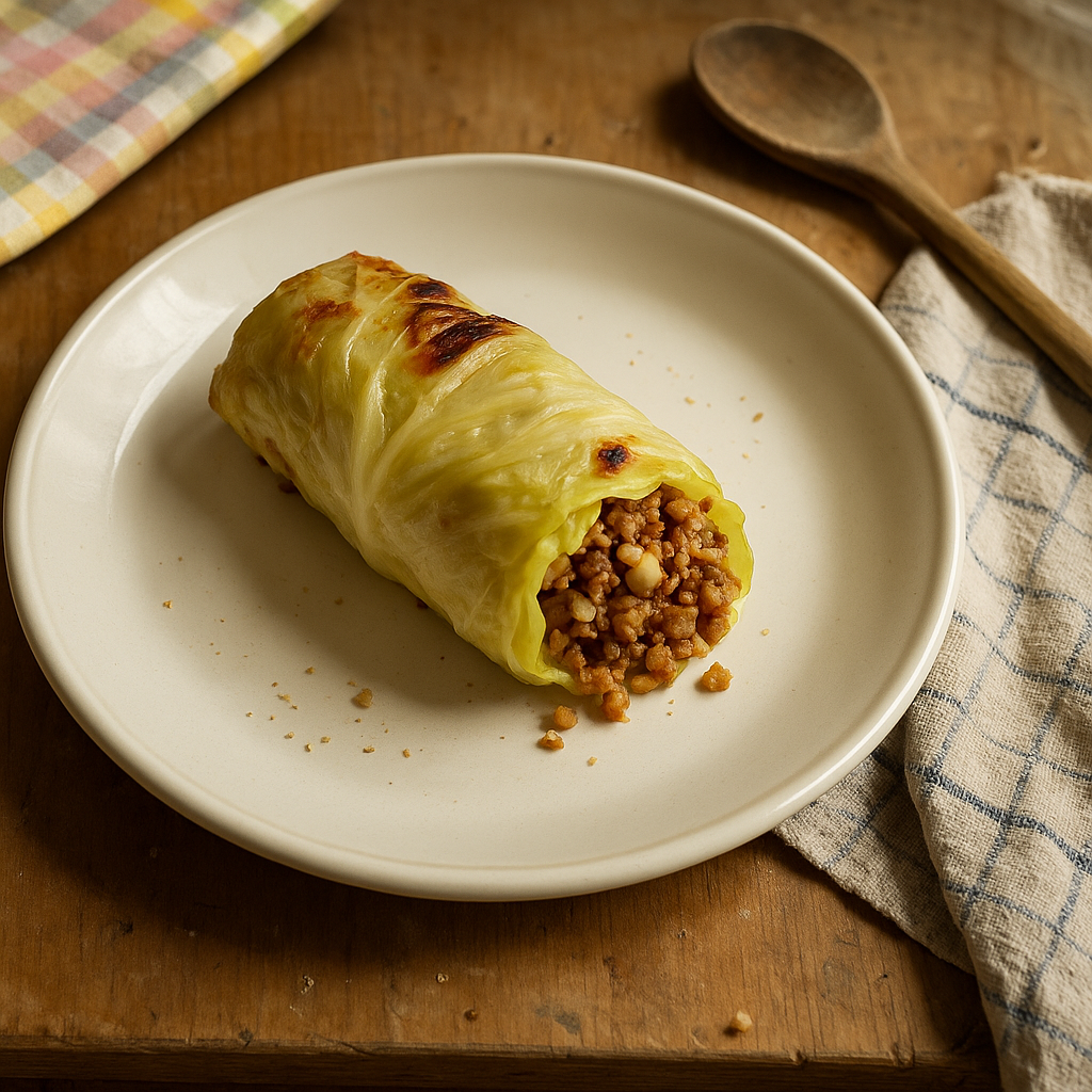 Kålroulade med sojafyld