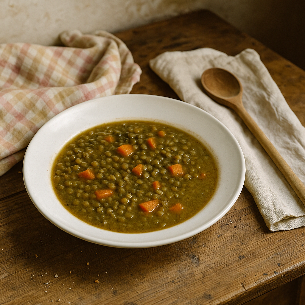 Gammeldags linsesuppe