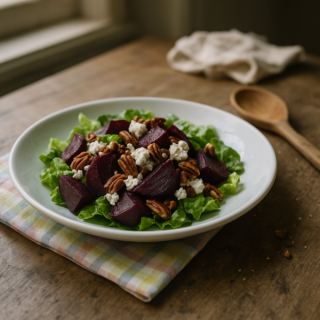 Rosenborg Riddersalat med Rødbede & Pekannød