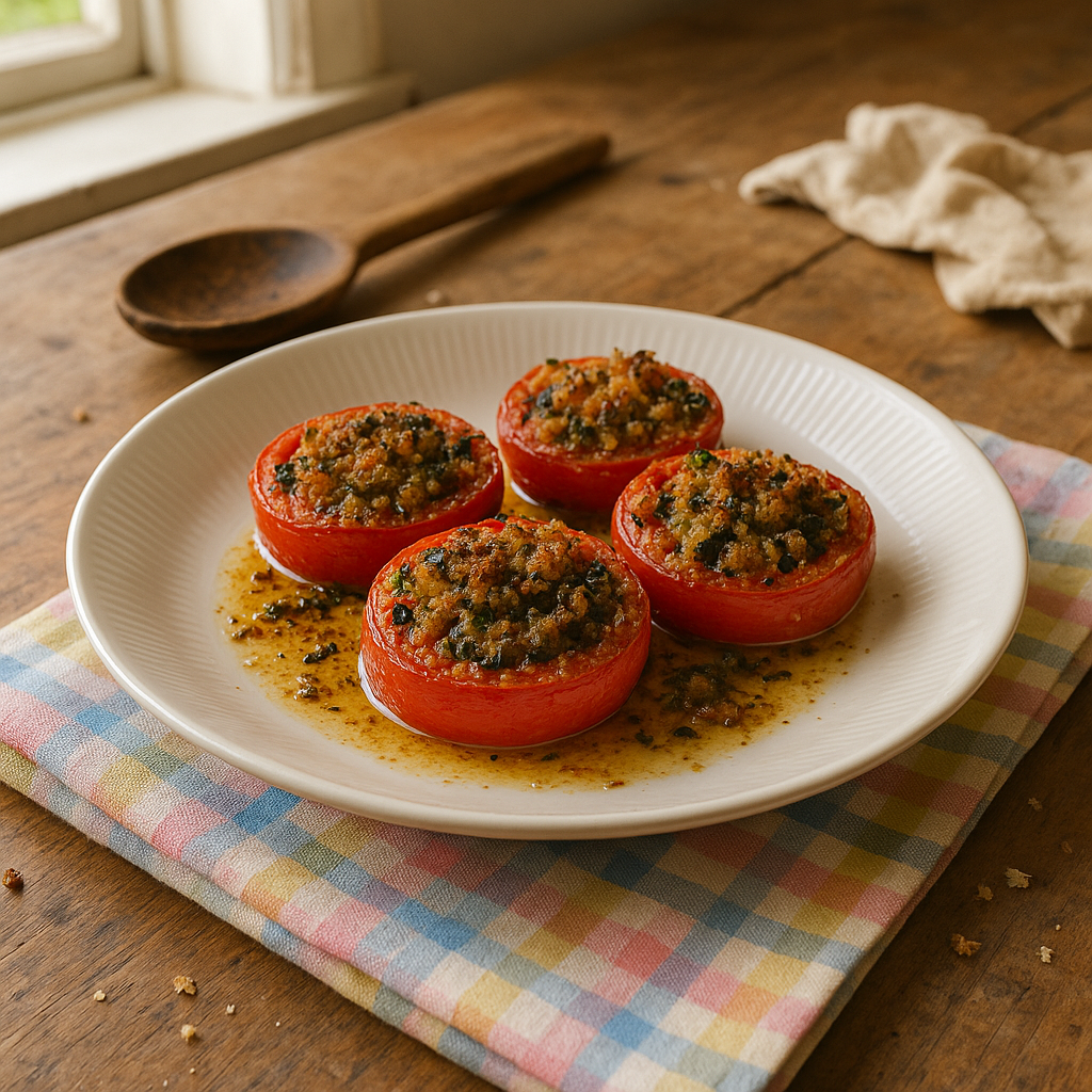 Tomater med en Provençalsk Twist