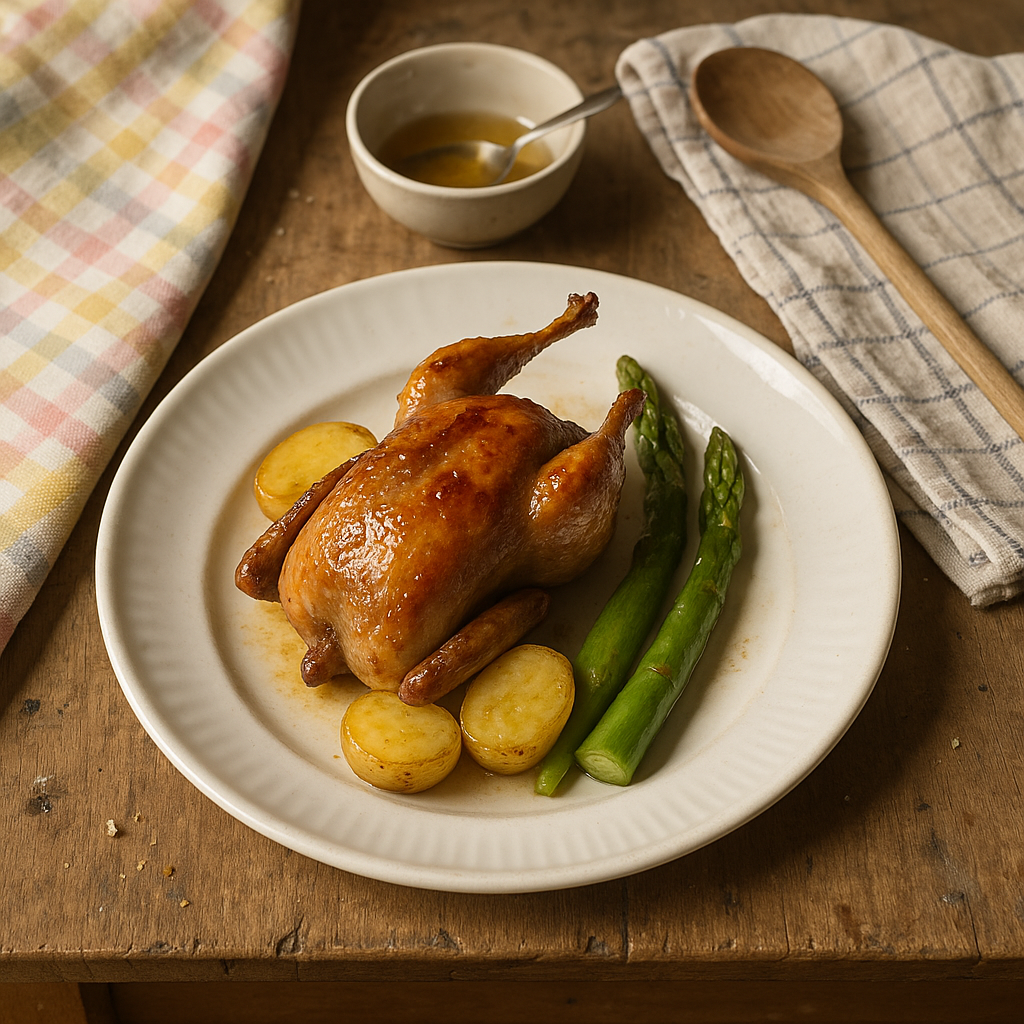 Honningstegt Vagtel med Øl